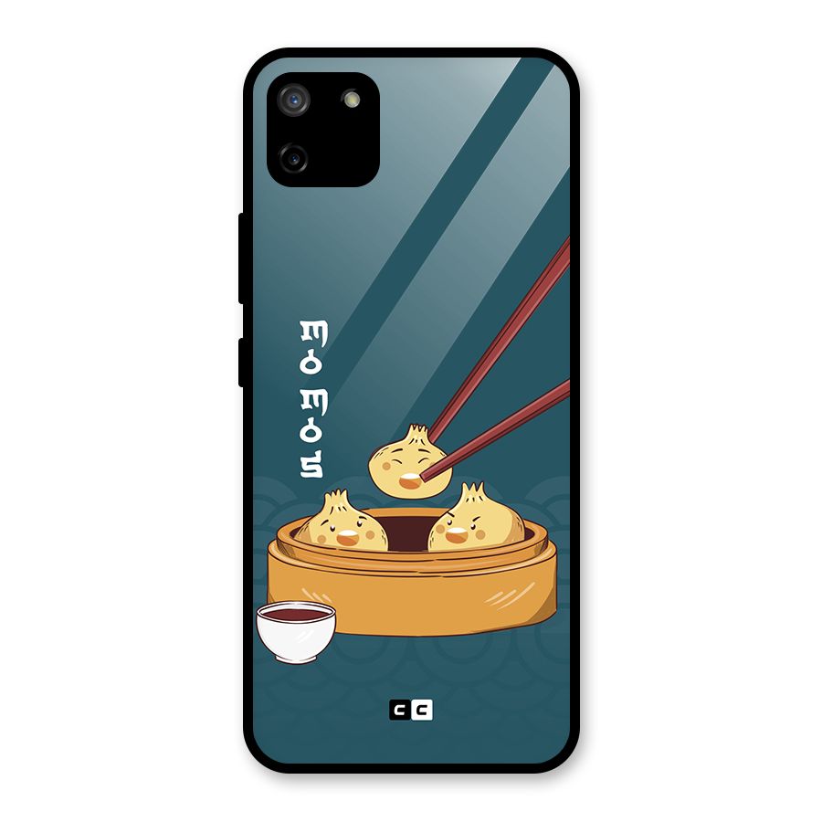 Momos Lover Glass Back Case for Realme C11