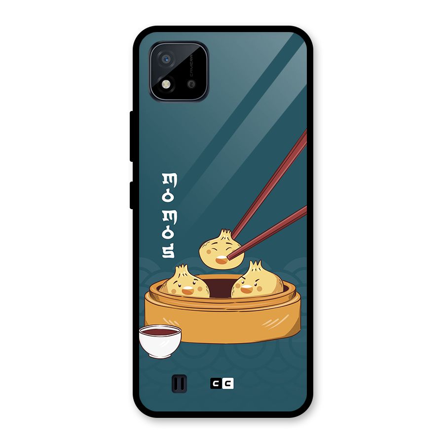 Momos Lover Glass Back Case for Realme C11 2021