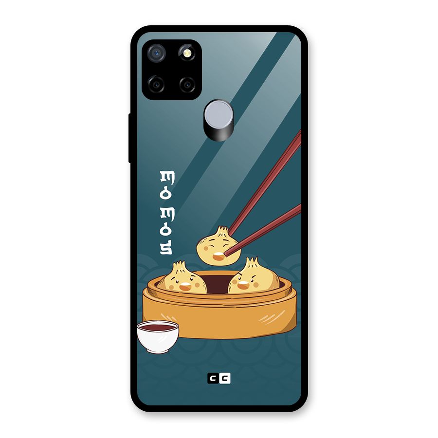Momos Lover Glass Back Case for Realme C12