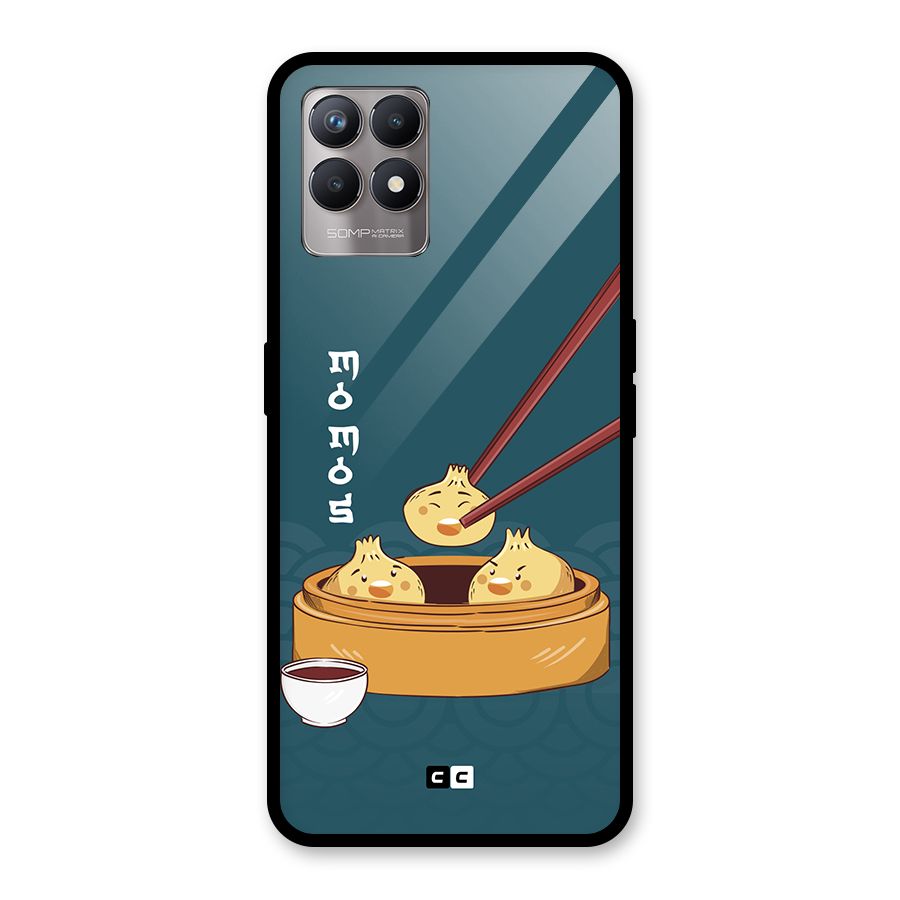 Momos Lover Glass Back Case for Realme Narzo 50