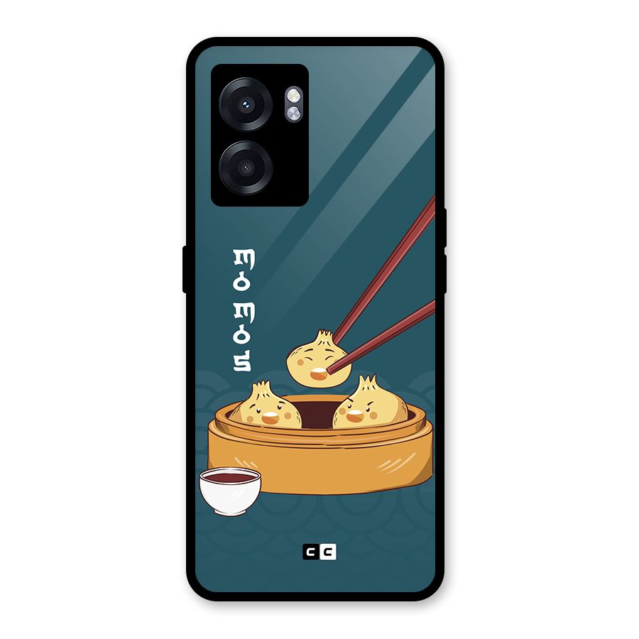 Momos Lover Glass Back Case for Realme Narzo 50 5G