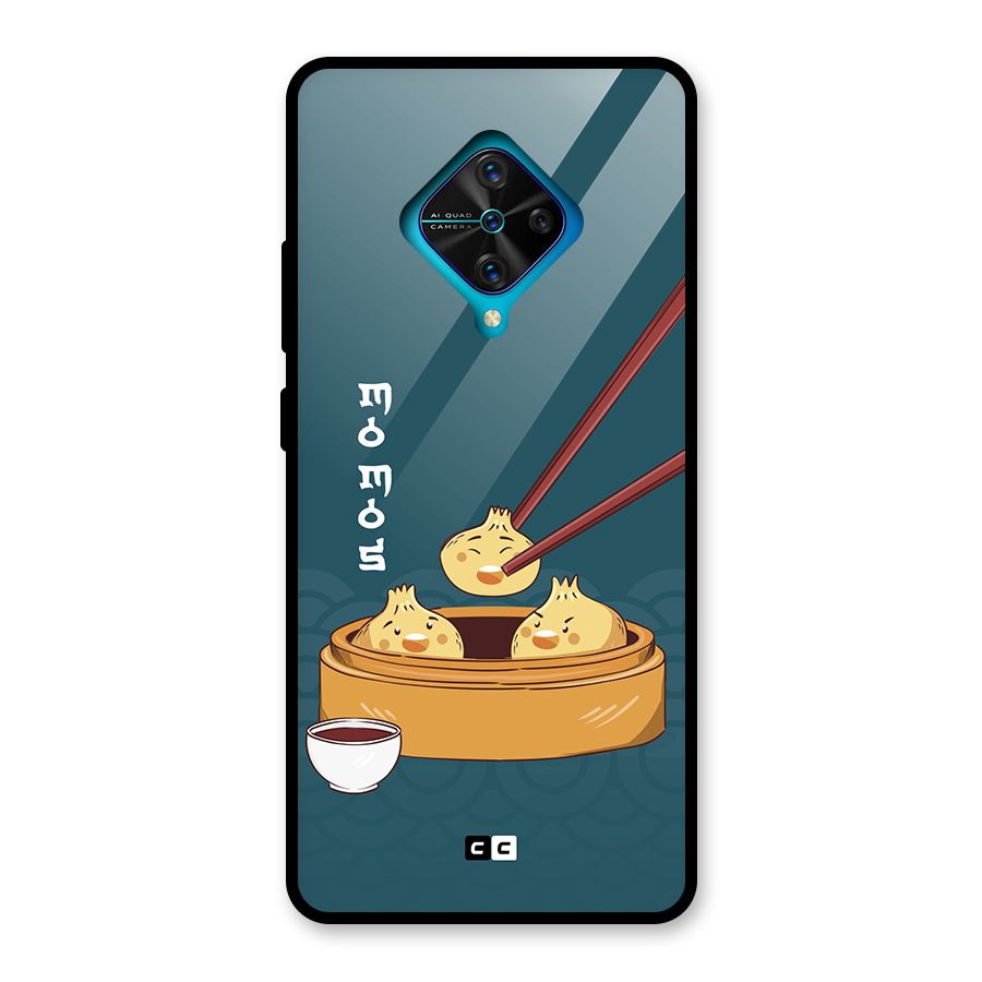 Momos Lover Glass Back Case for Vivo S1 Pro