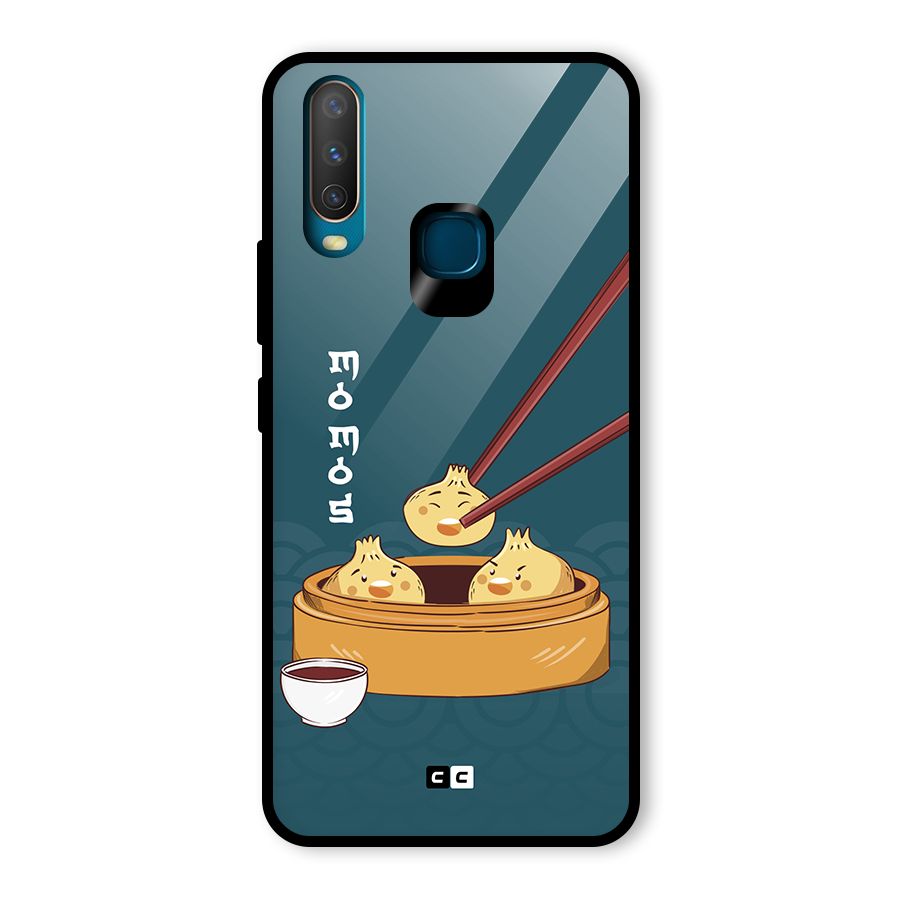 Momos Lover Glass Back Case for Vivo U10