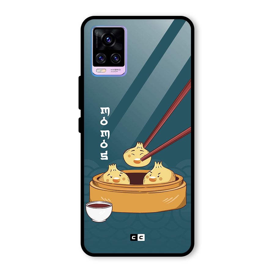 Momos Lover Glass Back Case for Vivo V20 Pro