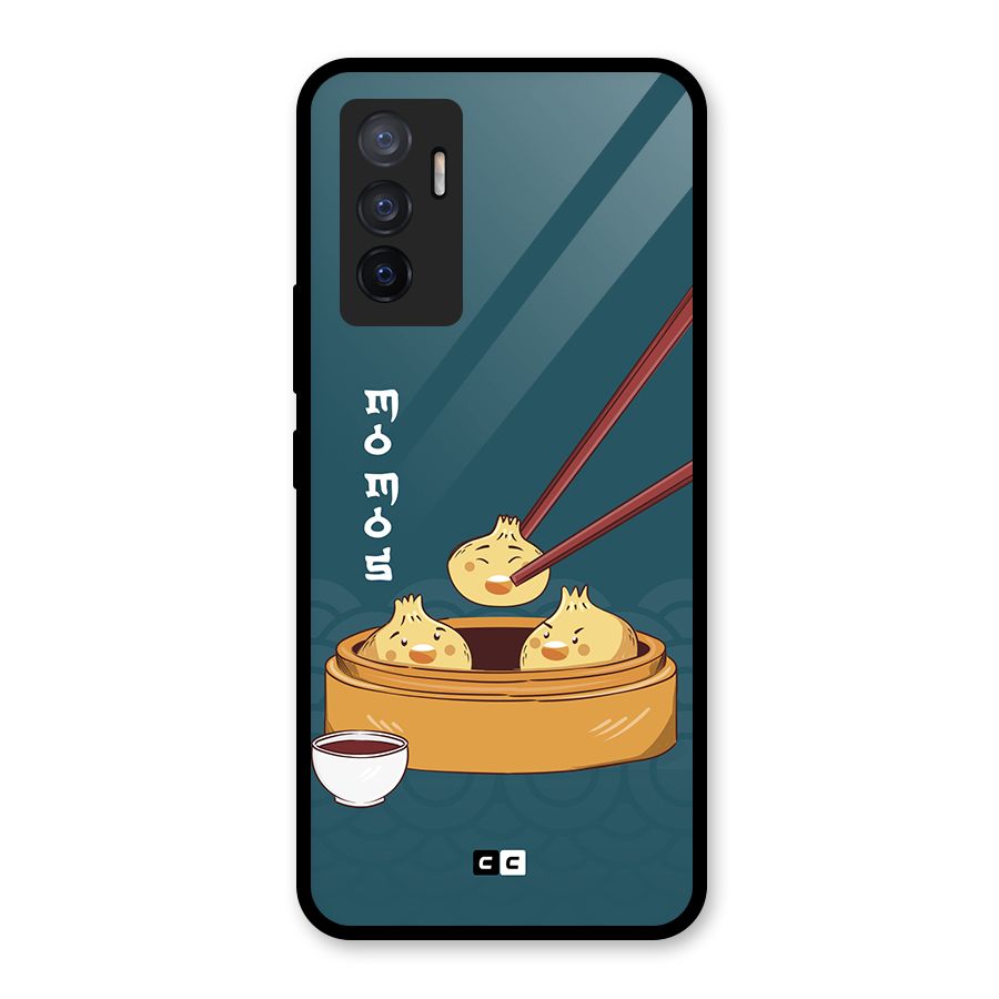 Momos Lover Glass Back Case for Vivo V23e
