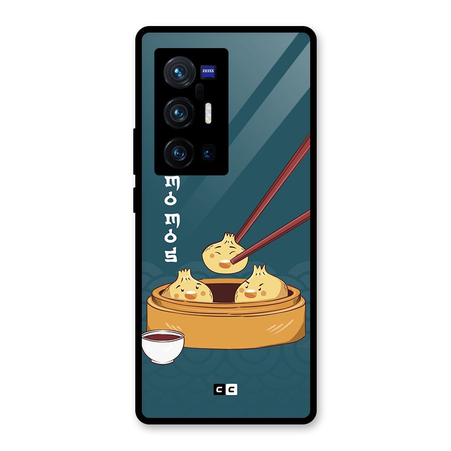 Momos Lover Glass Back Case for Vivo X70 Pro Plus