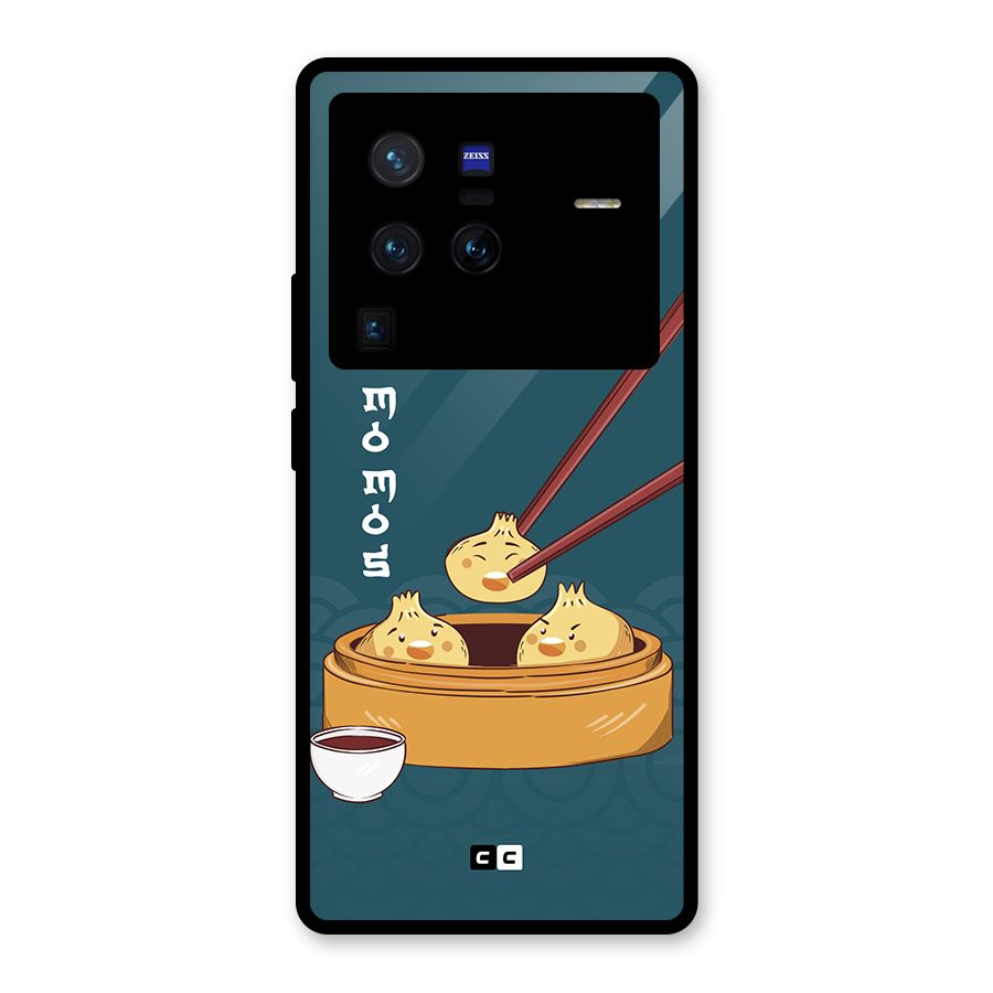Momos Lover Glass Back Case for Vivo X80 Pro
