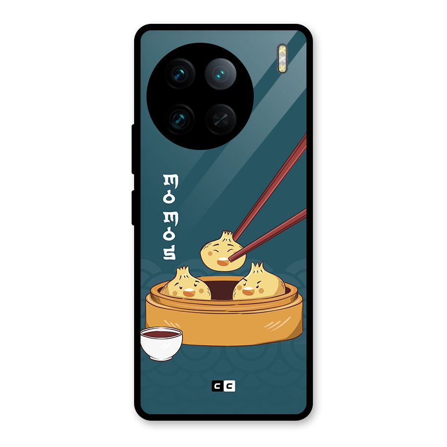 Momos Lover Glass Back Case for Vivo X90 Pro