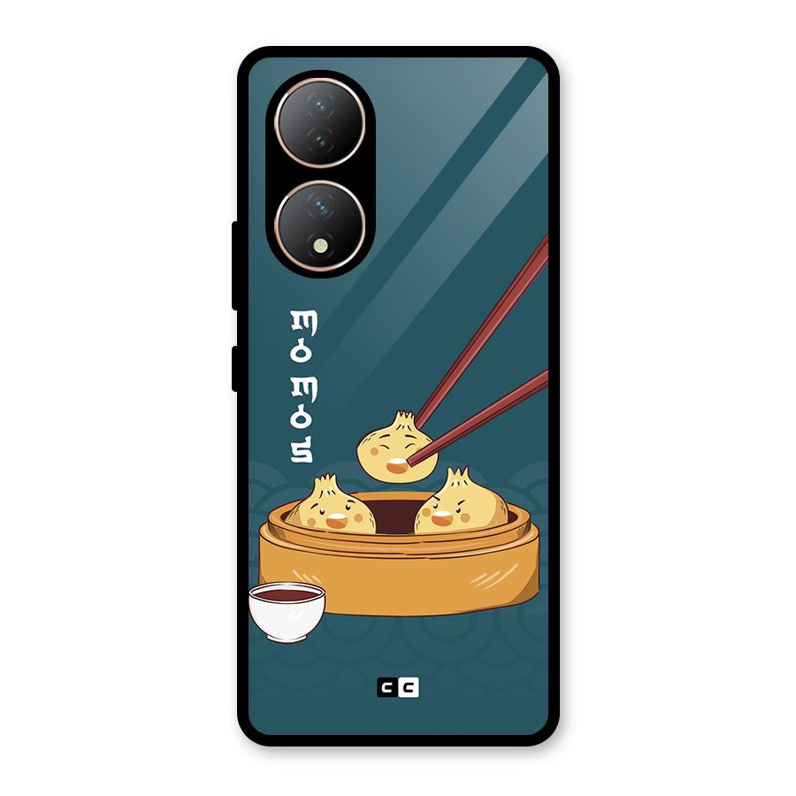 Momos Lover Glass Back Case for Vivo Y100A