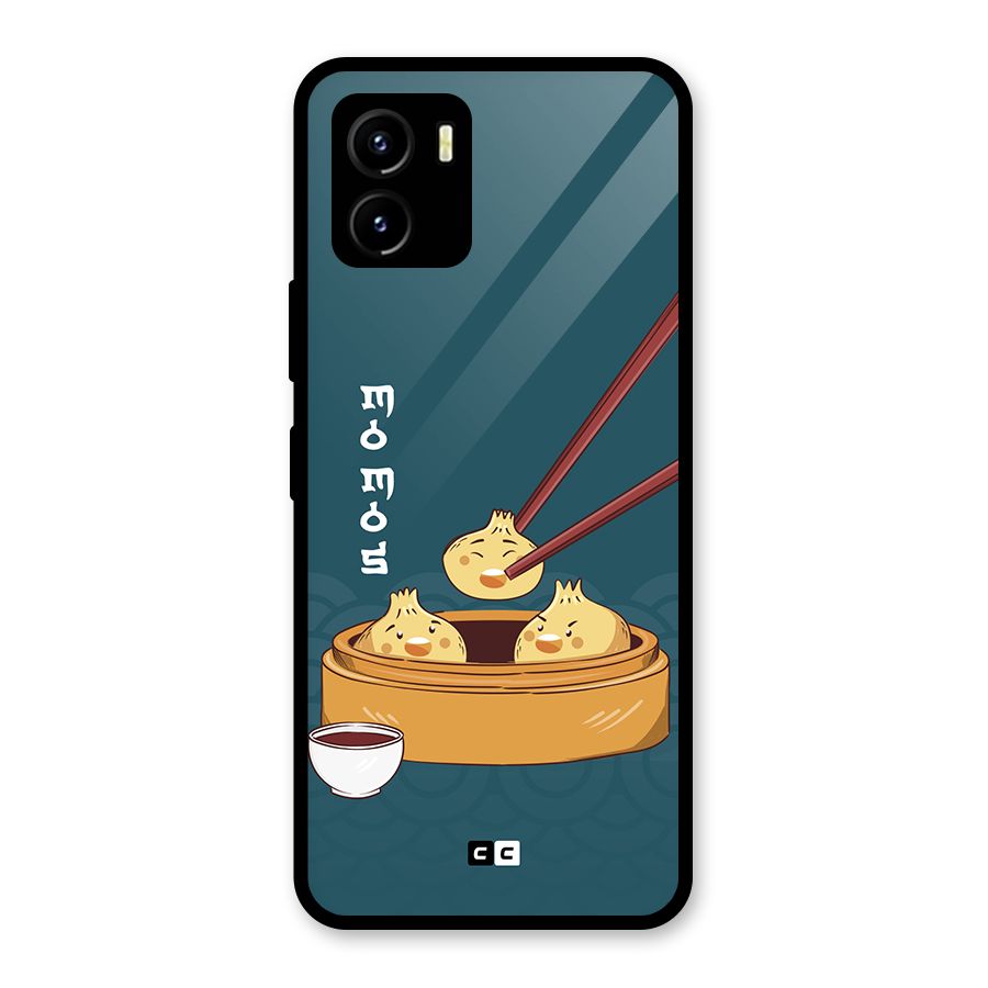 Momos Lover Glass Back Case for Vivo Y15s