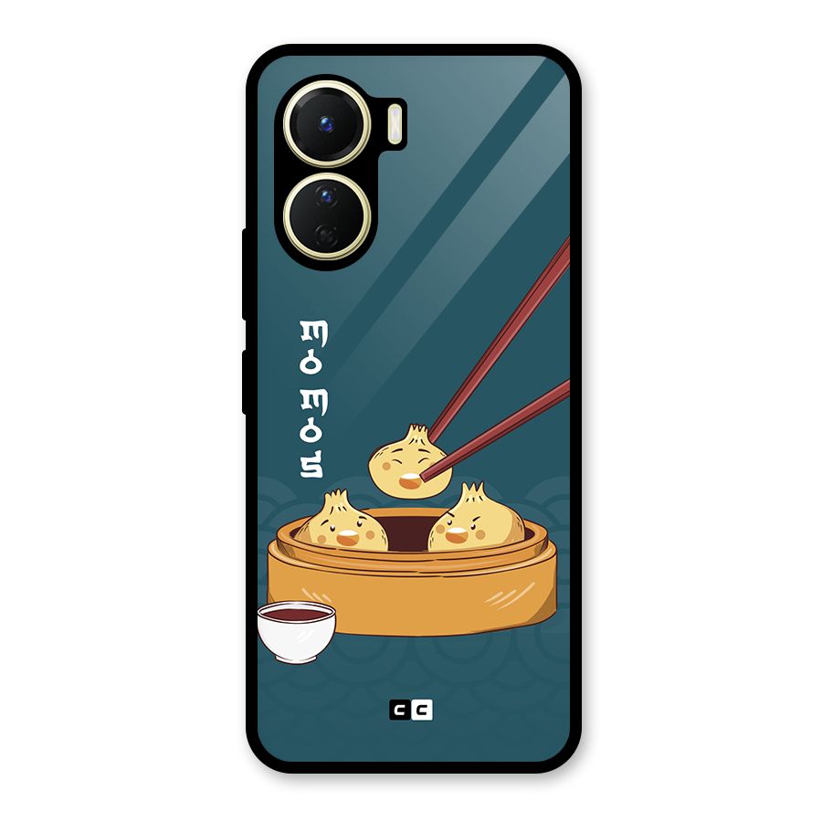 Momos Lover Glass Back Case for Vivo Y16