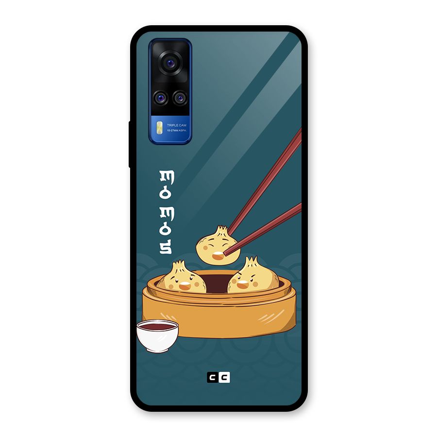 Momos Lover Glass Back Case for Vivo Y31