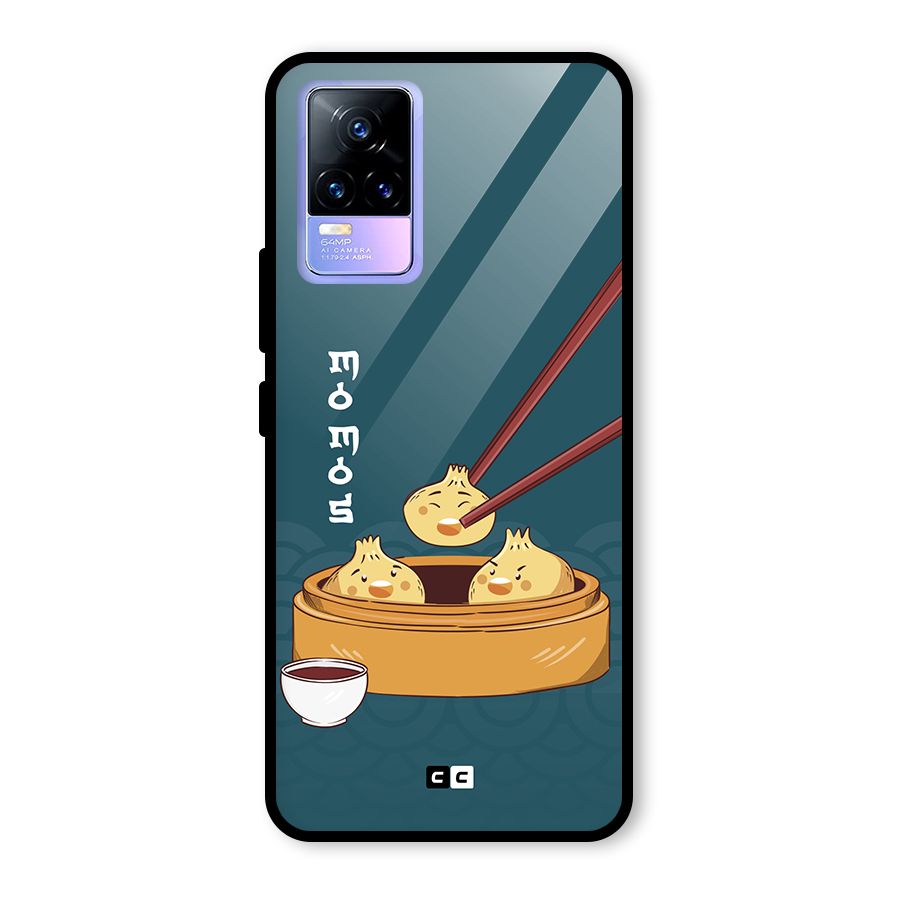 Momos Lover Glass Back Case for Vivo Y73