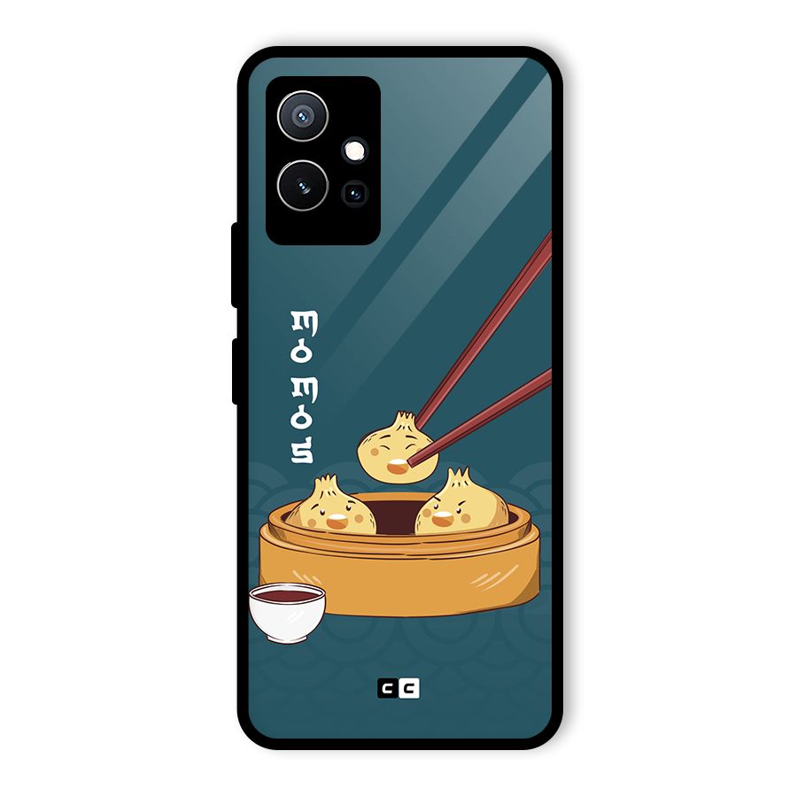 Momos Lover Glass Back Case for Vivo Y75 5G