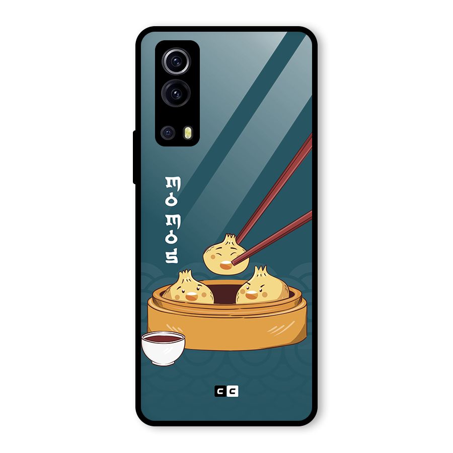 Momos Lover Glass Back Case for Vivo iQOO Z3