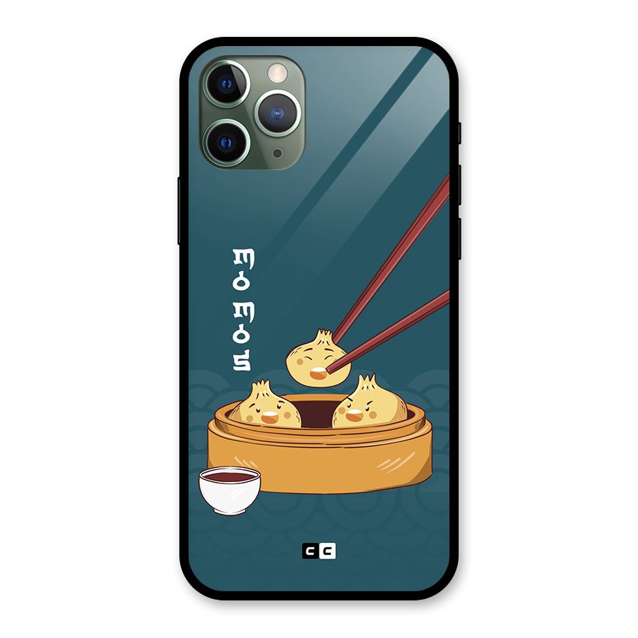 Momos Lover Glass Back Case for iPhone 11 Pro