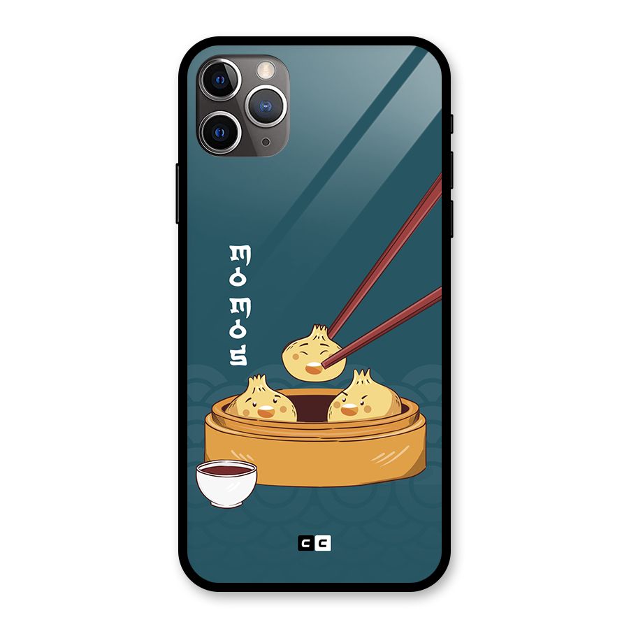 Momos Lover Glass Back Case for iPhone 11 Pro Max