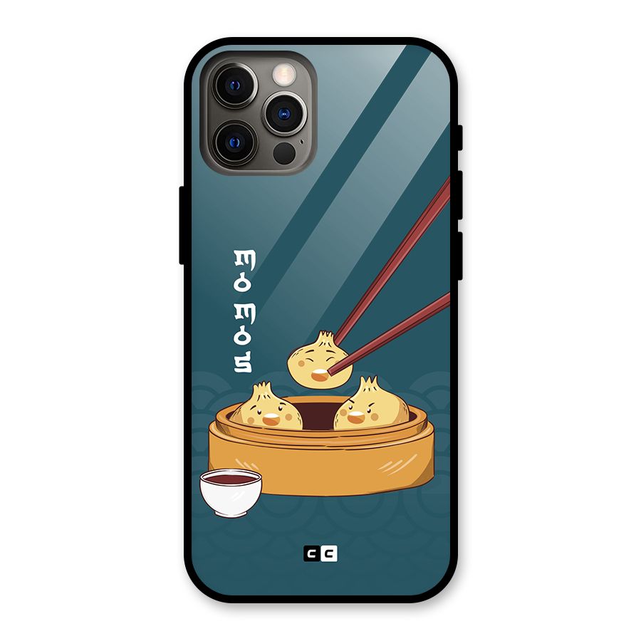 Momos Lover Glass Back Case for iPhone 12 Pro