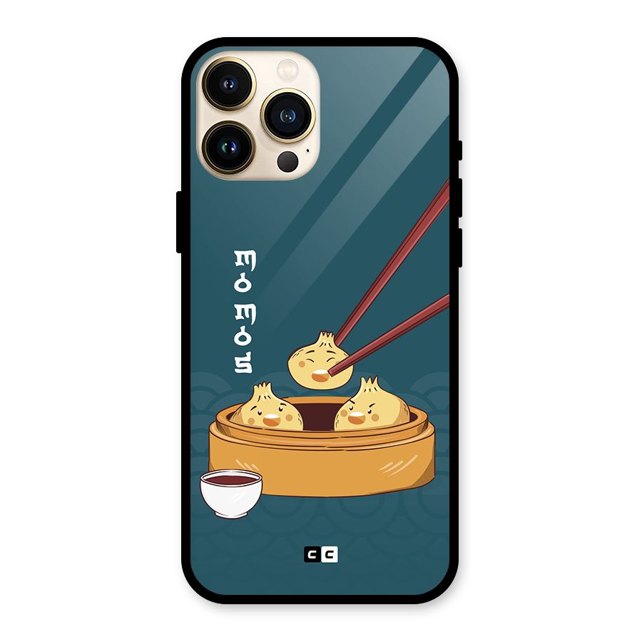 Momos Lover Glass Back Case for iPhone 13 Pro Max