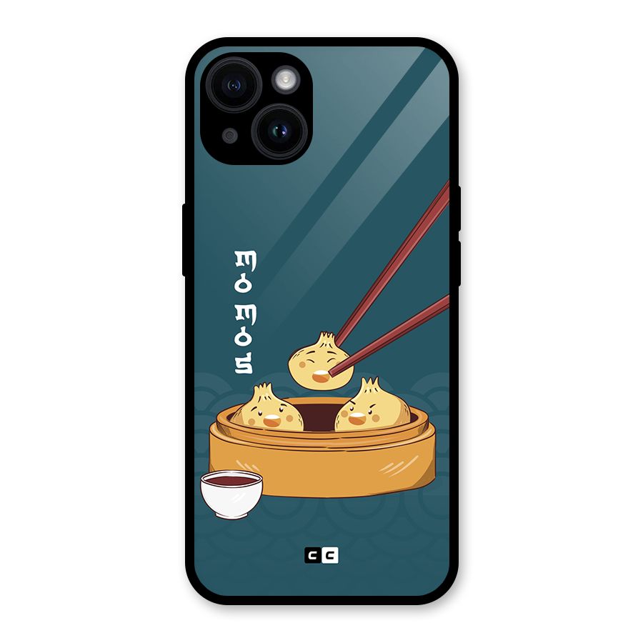 Momos Lover Glass Back Case for iPhone 14