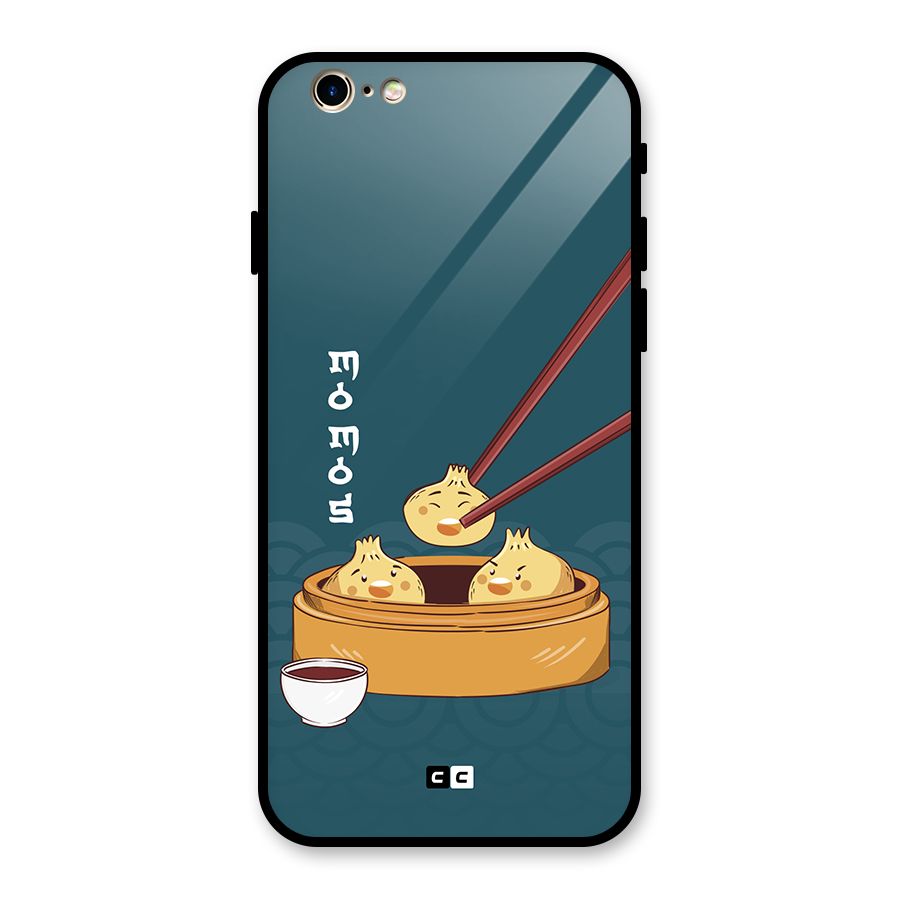 Momos Lover Glass Back Case for iPhone 6 6S