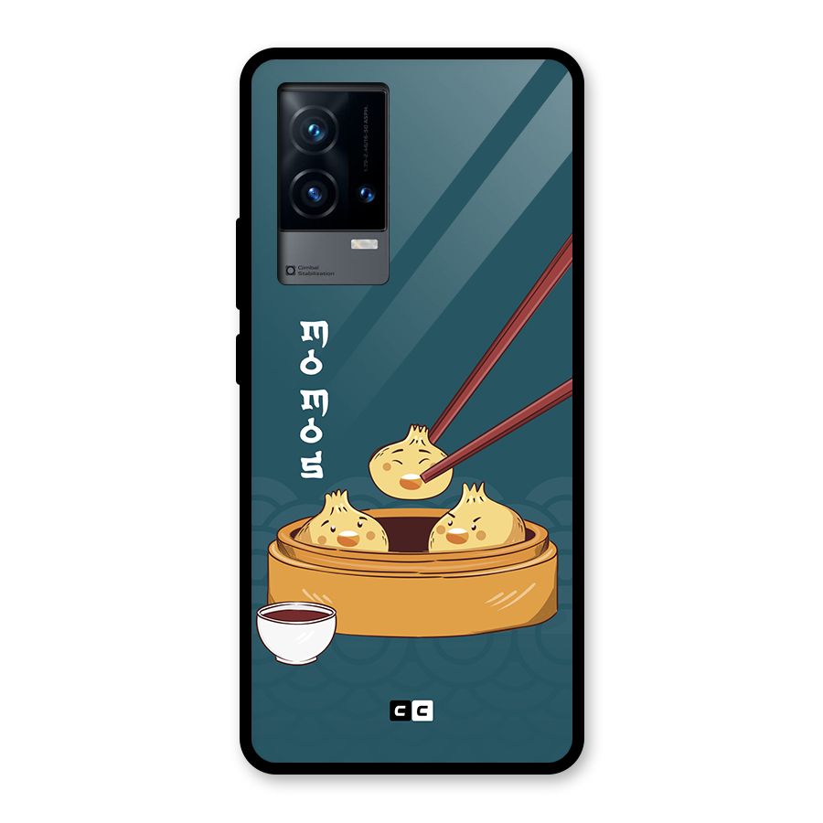 Momos Lover Glass Back Case for iQOO 9 5G