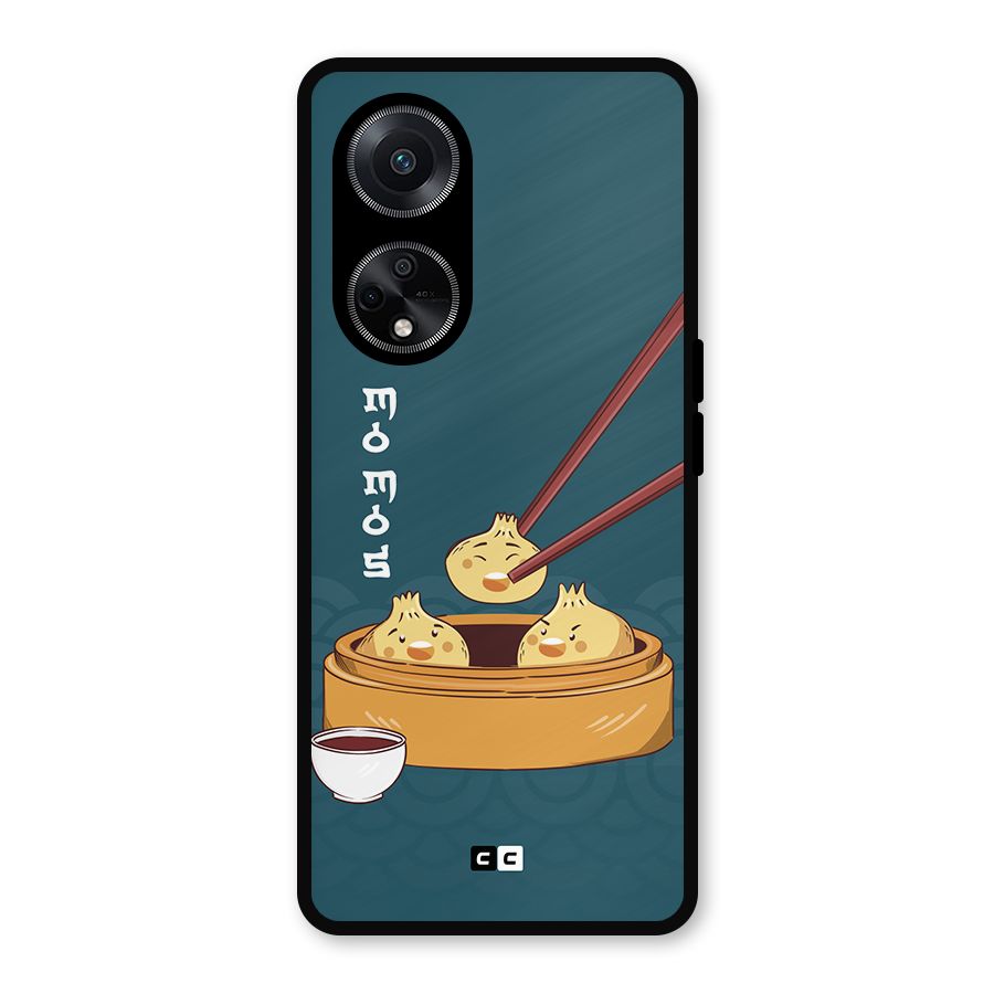 Momos Lover Metal Back Case for Oppo F23