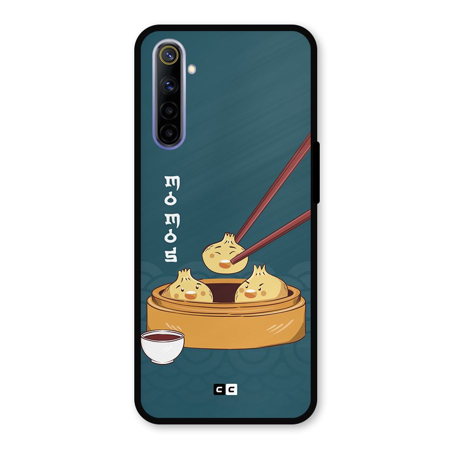 Momos Lover Metal Back Case for Realme 6i
