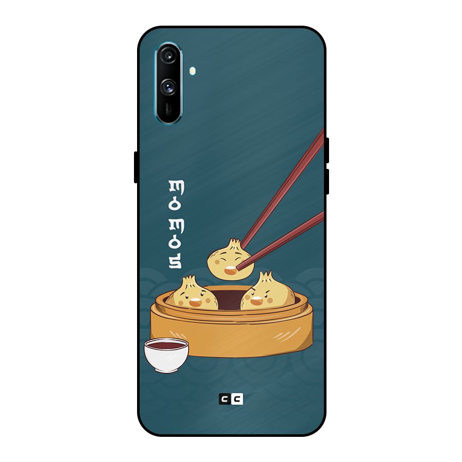 Momos Lover Metal Back Case for Realme C3