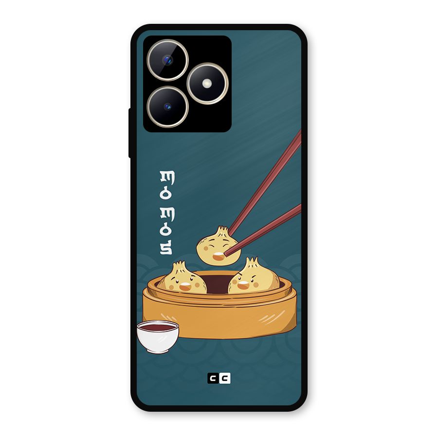 Momos Lover Metal Back Case for Realme C53
