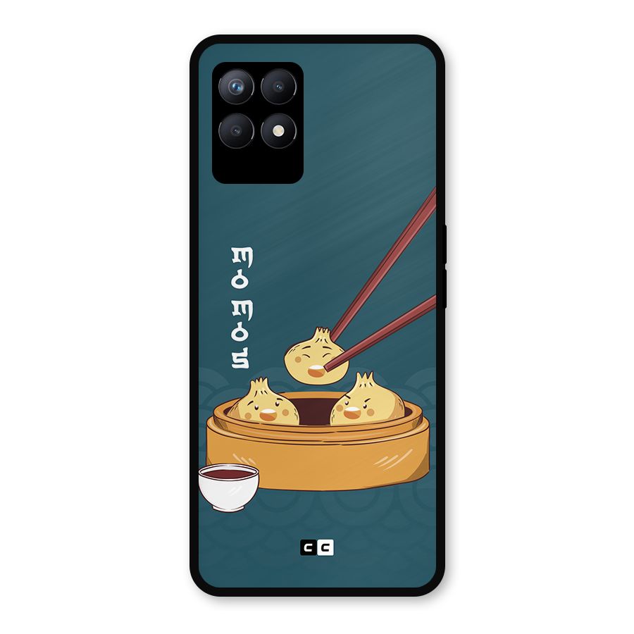 Momos Lover Metal Back Case for Realme Narzo 50