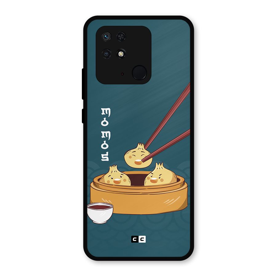 Momos Lover Metal Back Case for Redmi 10 Power