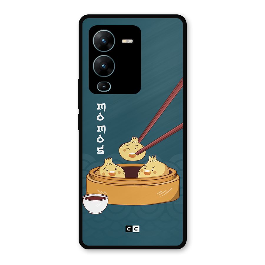 Momos Lover Metal Back Case for Vivo V25 Pro
