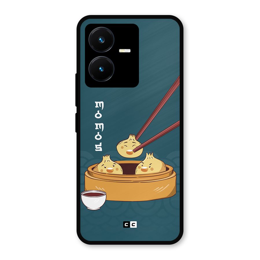 Momos Lover Metal Back Case for Vivo Y22