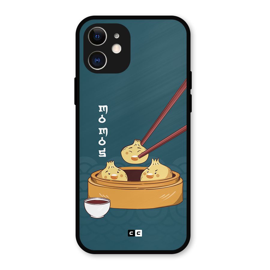 Momos Lover Metal Back Case for iPhone 12