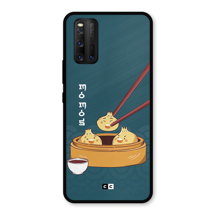 Momos Lover Metal Back Case for iQOO 3