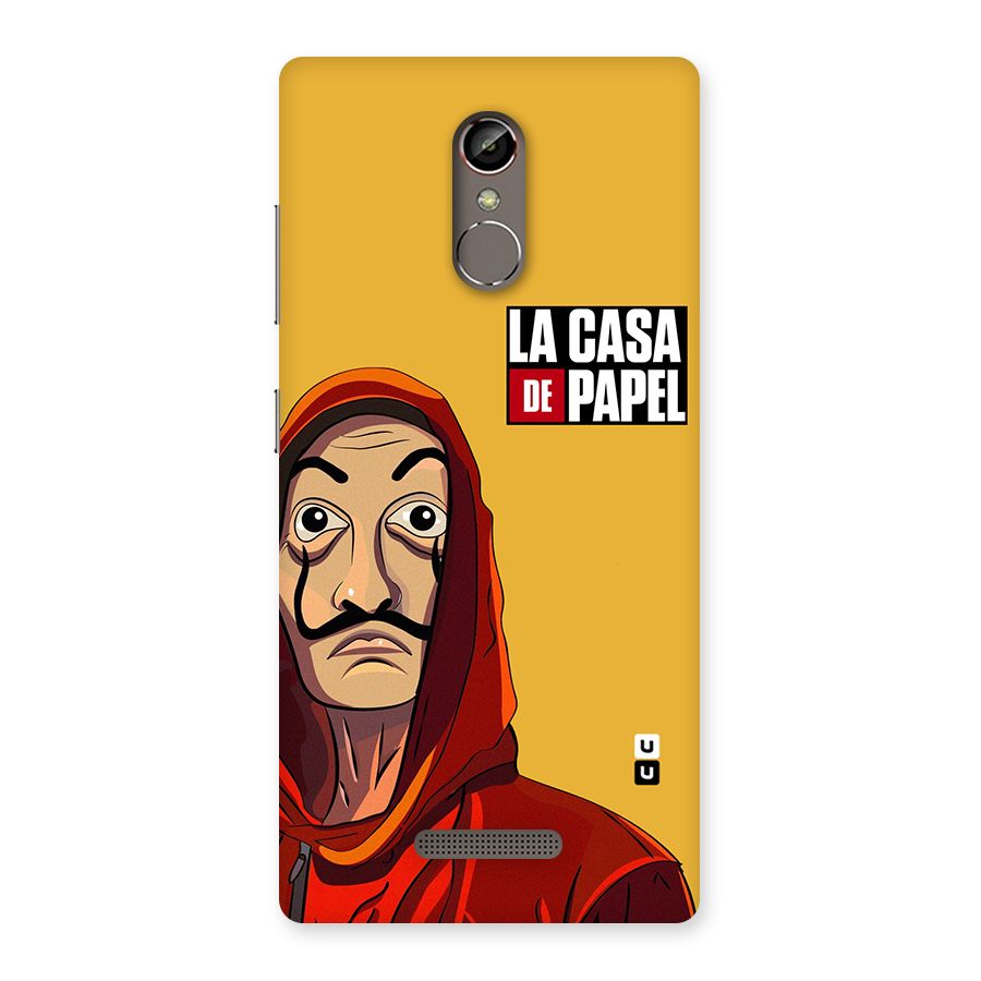 Money Heist La Casa De Papel Back Case for Gionee S6s