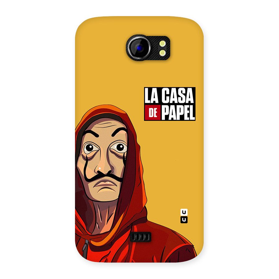 Money Heist La Casa De Papel Back Case for Micromax Canvas 2 A110