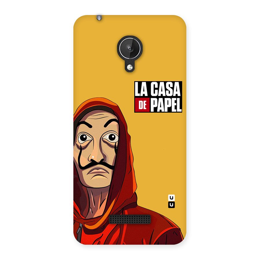 Money Heist La Casa De Papel Back Case for Micromax Canvas Spark Q380