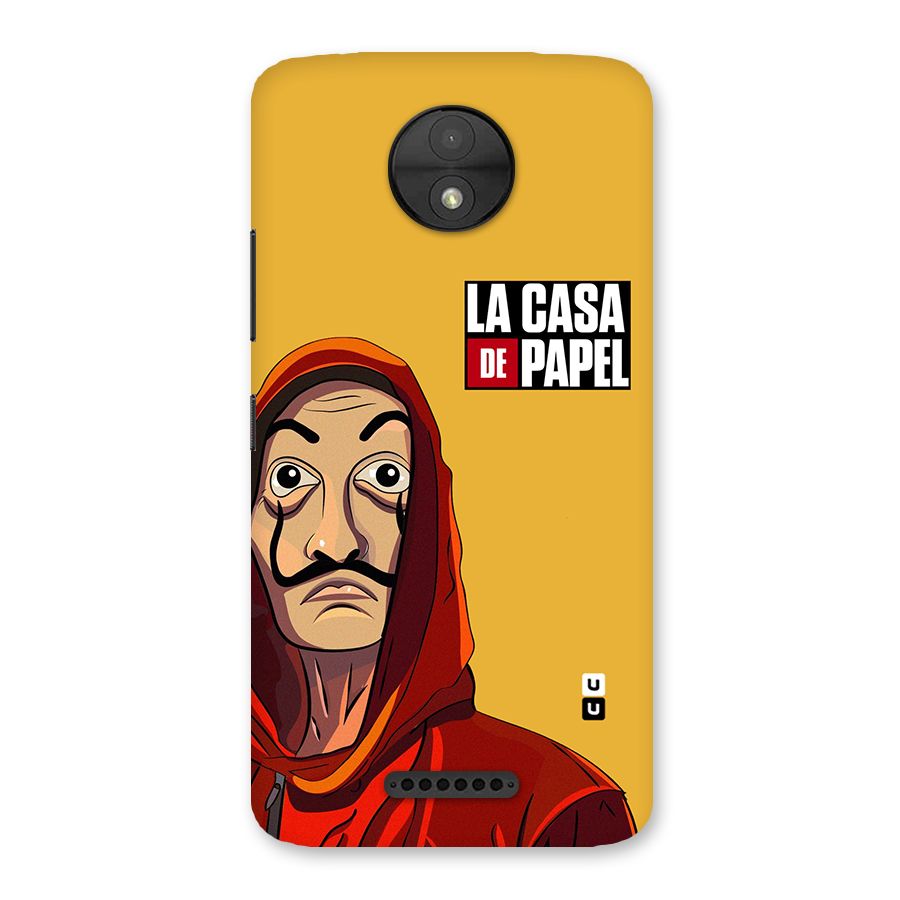 Money Heist La Casa De Papel Back Case for Moto C