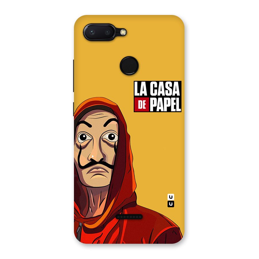 Money Heist La Casa De Papel Back Case for Redmi 6