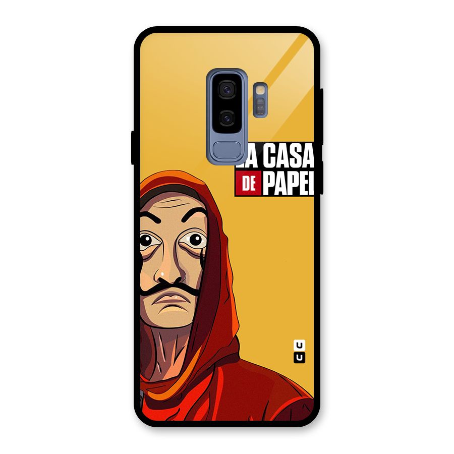 Money Heist La Casa De Papel Glass Back Case for Galaxy S9 Plus