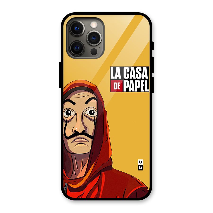 Money Heist La Casa De Papel Glass Back Case for iPhone 12 Pro Max