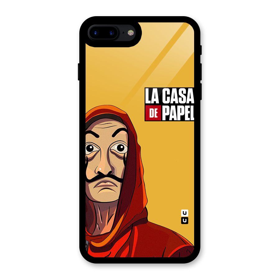Money Heist La Casa De Papel Glass Back Case for iPhone 8 Plus