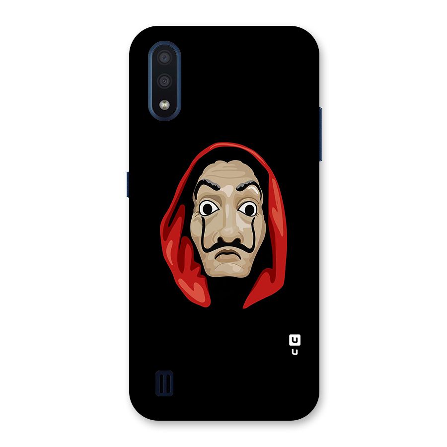 Money Heist Mask Back Case for Galaxy M01
