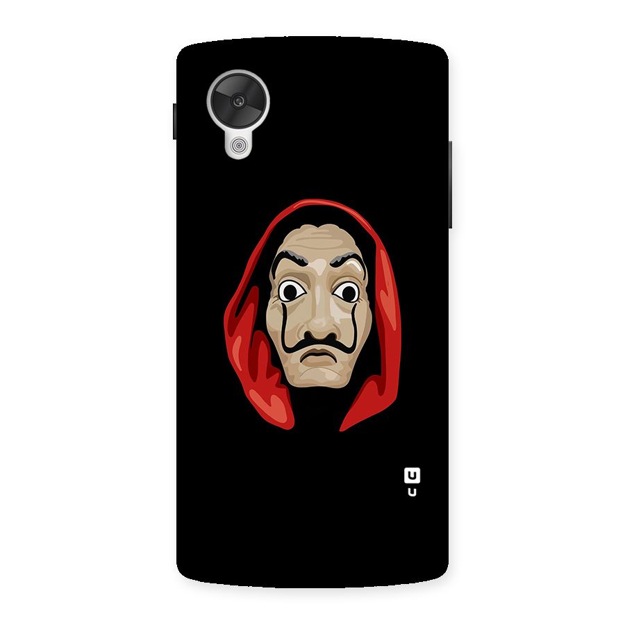 Money Heist Mask Back Case for Google Nexsus 5