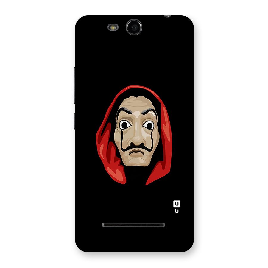 Money Heist Mask Back Case for Micromax Canvas Juice 3 Q392