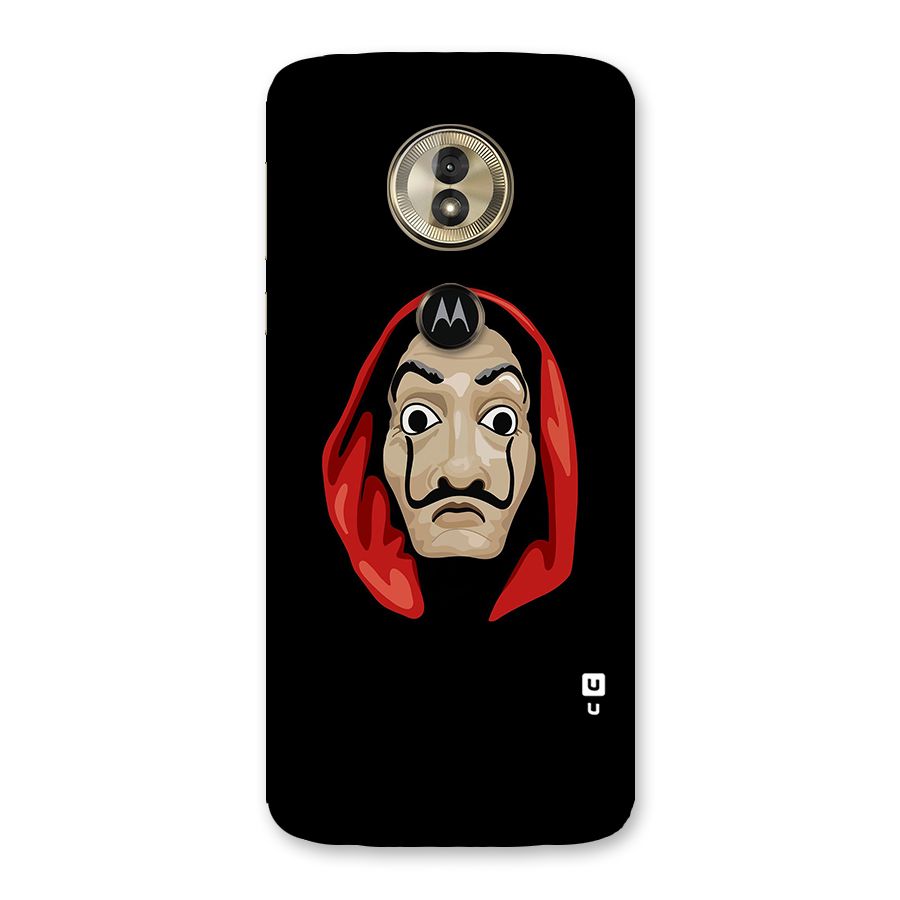 Money Heist Mask Back Case for Moto G6 Play