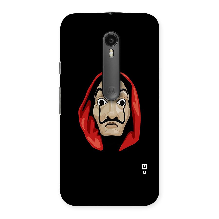 Money Heist Mask Back Case for Moto G Turbo