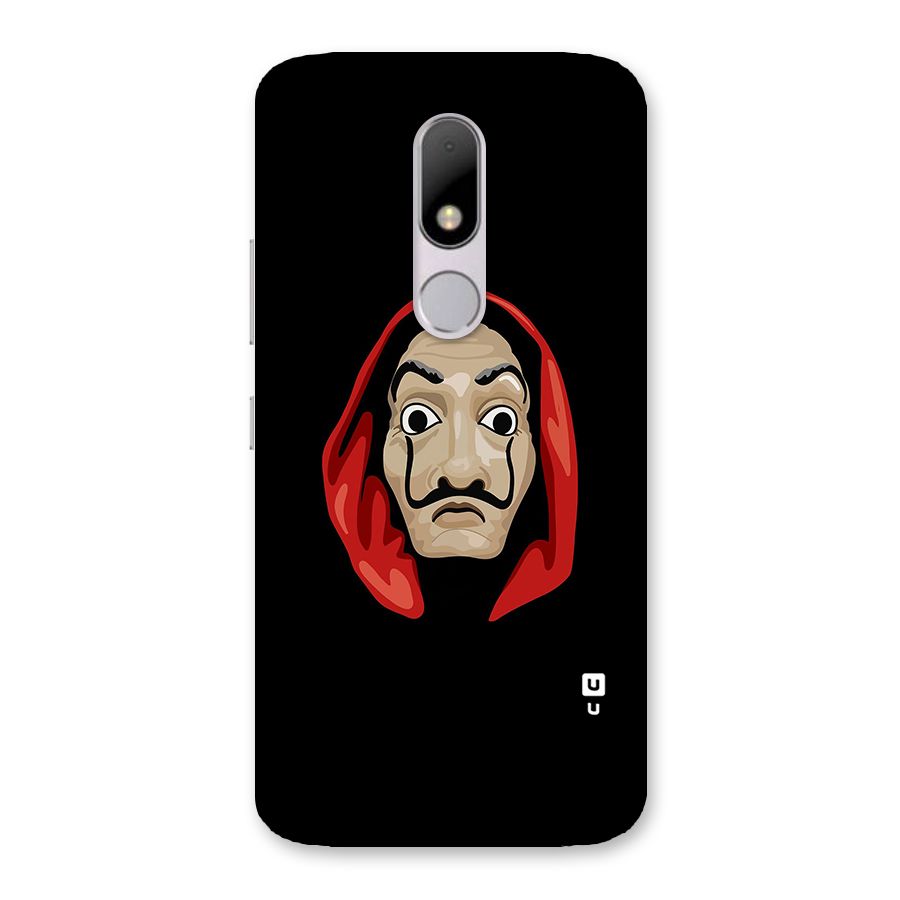 Money Heist Mask Back Case for Moto M
